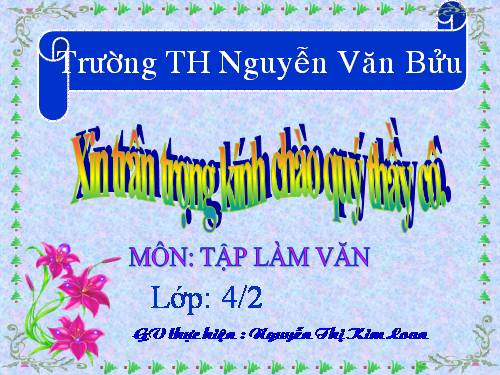 Tuần 11. Mở bài trong bài văn kể chuyện