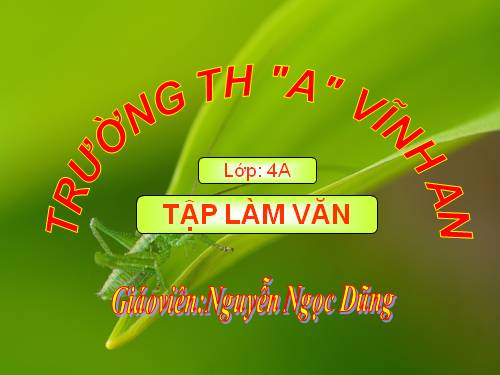 Tuần 16-20. Luyện tập giới thiệu địa phương