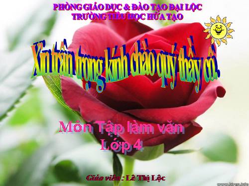 Tuần 11. Mở bài trong bài văn kể chuyện