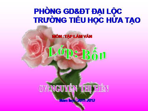 Tuần 11. Mở bài trong bài văn kể chuyện