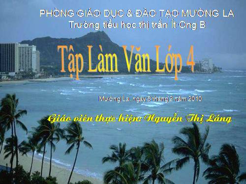 Tuần 23. Đoạn văn trong bài văn miêu tả cây cối