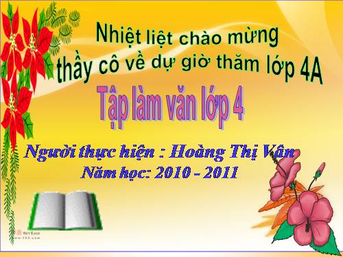 Tuần 15. Quan sát đồ vật