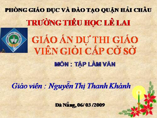 Tuần 26. Luyện tập xây dựng kết bài trong bài văn miêu tả cây cối