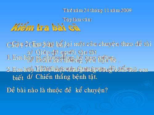 Tuần 14. Thế nào là miêu tả?