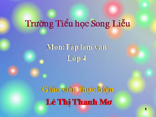 Tuần 15. Quan sát đồ vật