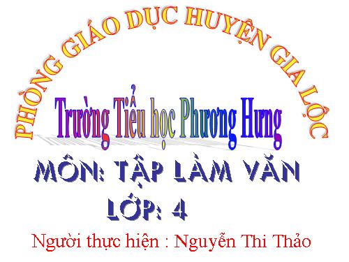 Tuần 16-20. Luyện tập giới thiệu địa phương