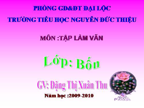 Tuần 11. Mở bài trong bài văn kể chuyện