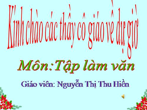 Tuần 9-11. Luyện tập trao đổi ý kiến với người thân