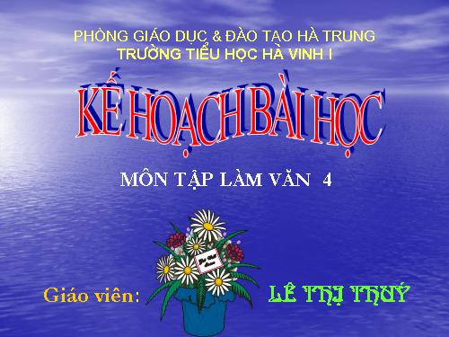 Tuần 11. Mở bài trong bài văn kể chuyện