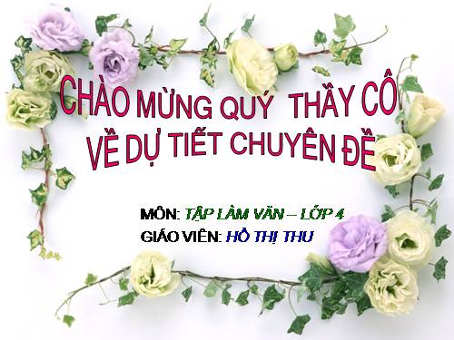 Tuần 23. Đoạn văn trong bài văn miêu tả cây cối