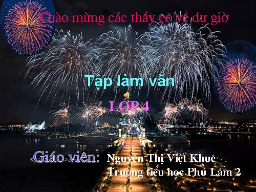 Tuần 15-16. Luyện tập miêu tả đồ vật