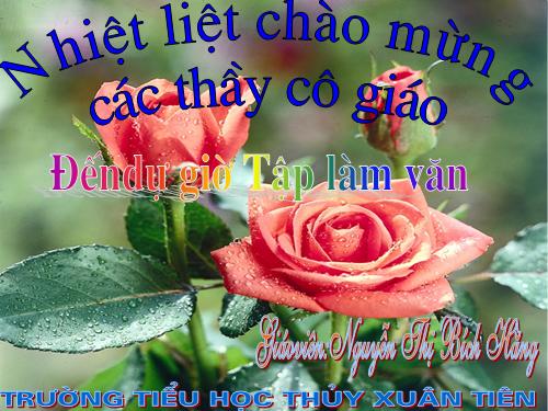 Tuần 15-16. Luyện tập miêu tả đồ vật