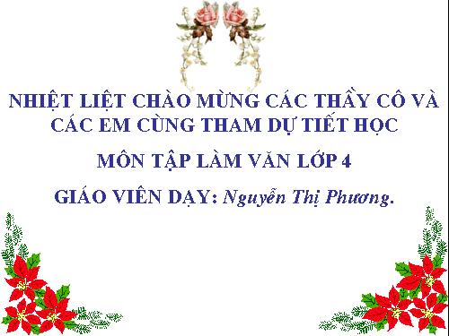 Tuần 14. Thế nào là miêu tả?