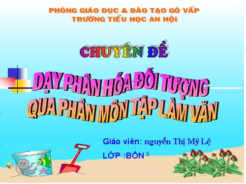 Tuần 7-8-9. Luyện tập phát triển câu chuyện