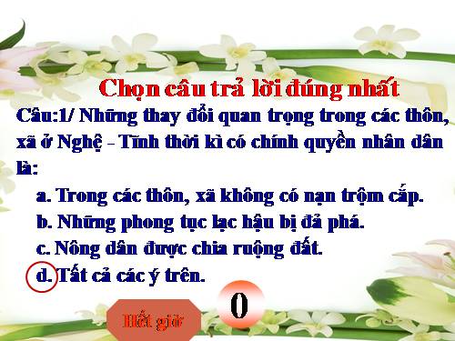 Bài 9. Cách mạng mùa thu