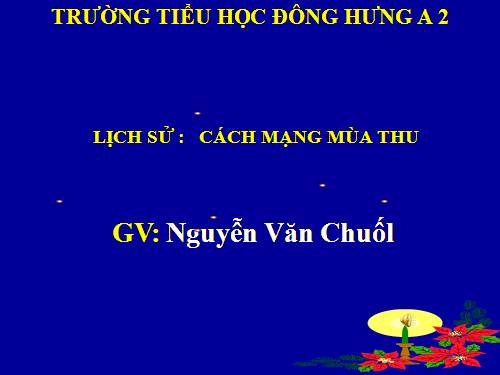 Bài 1. Bình Tây Đại nguyên soái Trương Định.