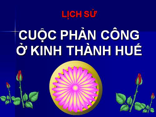 Bài 3. Cuộc phản công ở kinh thành Huế