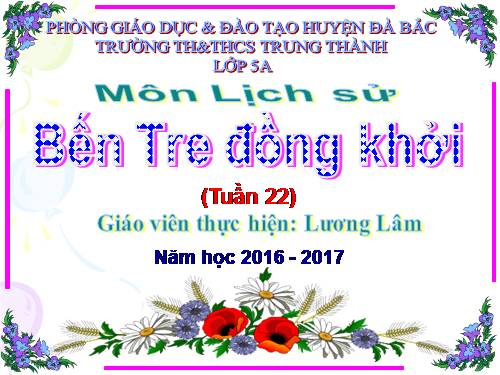 Bài 20. Bến Tre đồng khởi