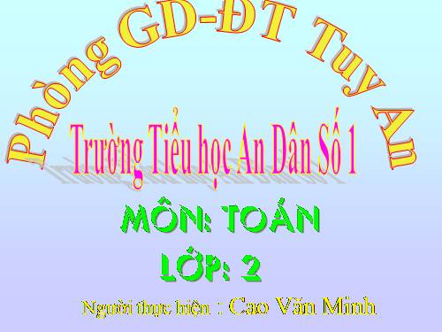 bai giang lop 2