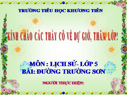 Bài 22. Đường Trường Sơn