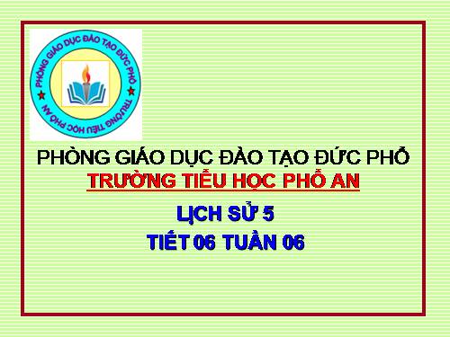 Bài 6. Quyết chí ra đi tìm đường cứu nước