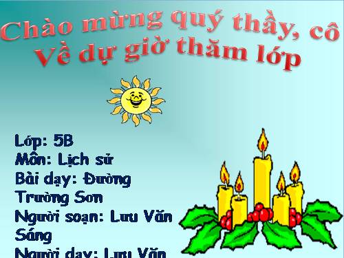 Bài 22. Đường Trường Sơn