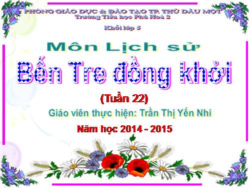 Bài 20. Bến Tre đồng khởi