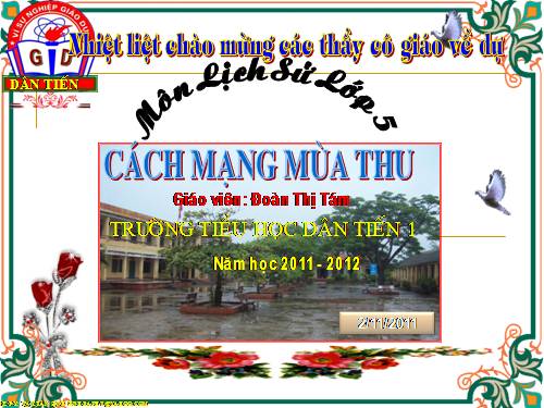 Bài 9. Cách mạng mùa thu