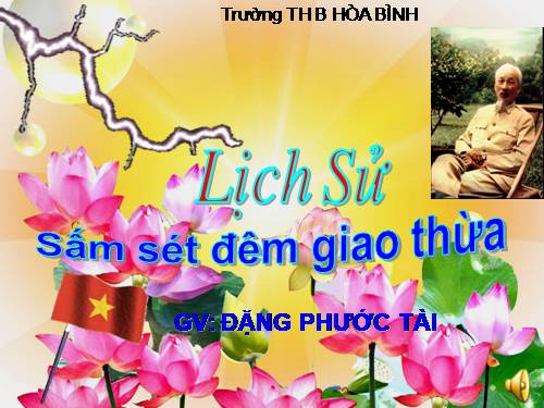 Bài 23. Sấm sét đêm giao thừa