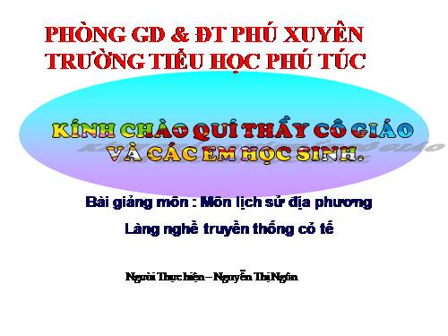 Lịch sử đia phương