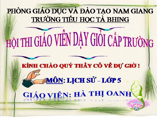 Bài 13. Thà hi sinh tất cả, chứ nhất định không chịu mất nước