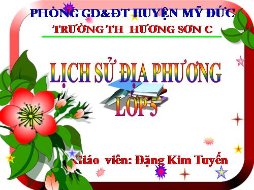 lịch sử địa phương