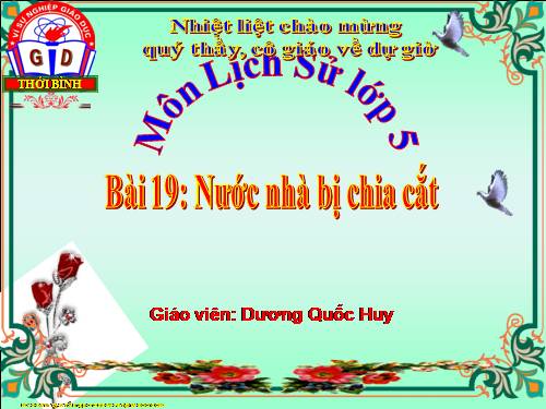 Bài 19. Nước nhà bị chia cắt