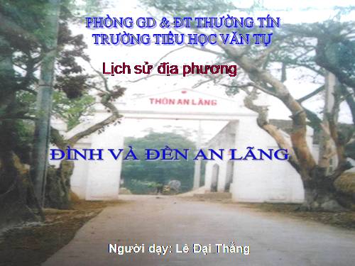 Lịch sử địa phương 5