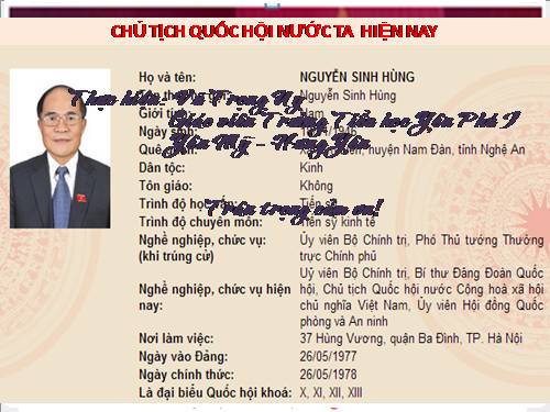 HÌNH ẢNH CHO BẦU CỬ QH KHOÁ VI - 1976
