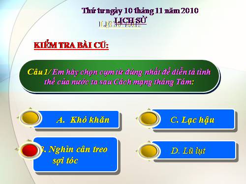 Bài 13. Thà hi sinh tất cả, chứ nhất định không chịu mất nước