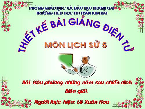 Bài 16. Hậu phương những năm sau chiến dịch Biên giới