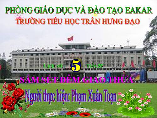 Bài 23. Sấm sét đêm giao thừa