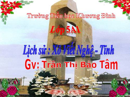 Bài 8. Xô viết Nghệ - Tĩnh