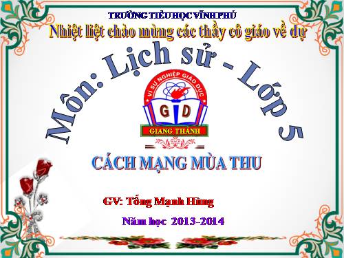 Bài 9. Cách mạng mùa thu