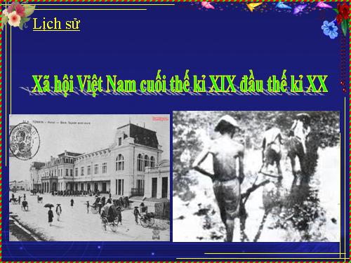 Bài 4. Xã hội Việt Nam cuối thế kỉ XIX - đầu thế kỉ XX