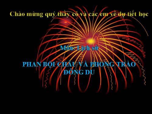 Bài 5. Phan Bội Châu và phong trào Đông du