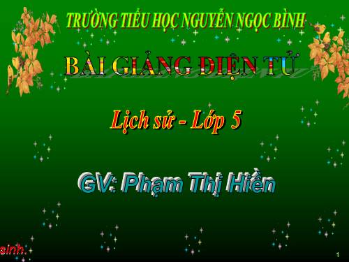 Bài 16. Hậu phương những năm sau chiến dịch Biên giới