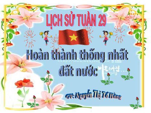 Bài 27. Hoàn thành thống nhất đất nước