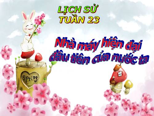Bài 21. Nhà máy hiện đại đầu tiên của nước ta
