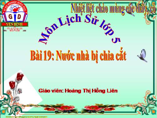 Bài 19. Nước nhà bị chia cắt