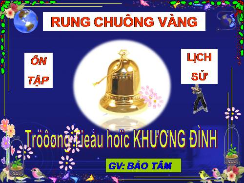 ôn tập lịch sử lớp 5