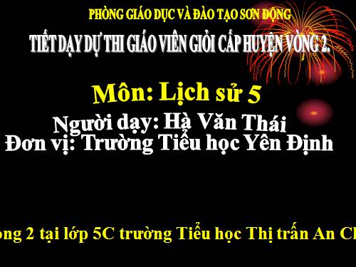 Bài 17. Chiến thắng lịch sử Điện Biên Phủ