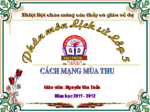 Bài 9. Cách mạng mùa thu