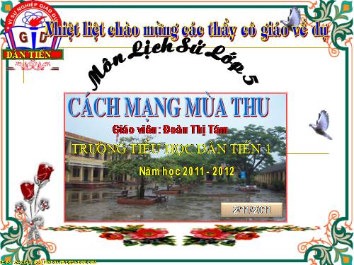 Bài 9. Cách mạng mùa thu